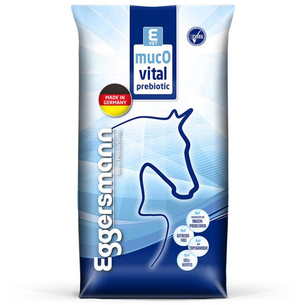 Eggersmann E-VET mucOvital prebiotic 20 kg getreidefreies Pferdefutter für Magenerkrankungen
