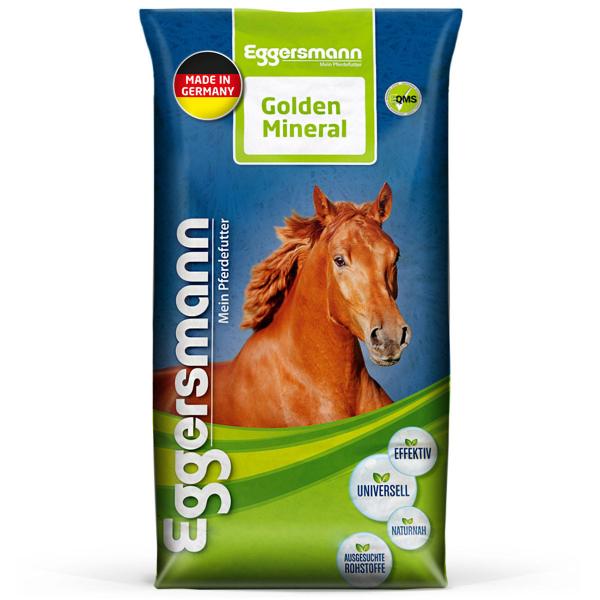 Eggersmann Golden Mineral 25 kg Mineralfutter für Freizeitpferde