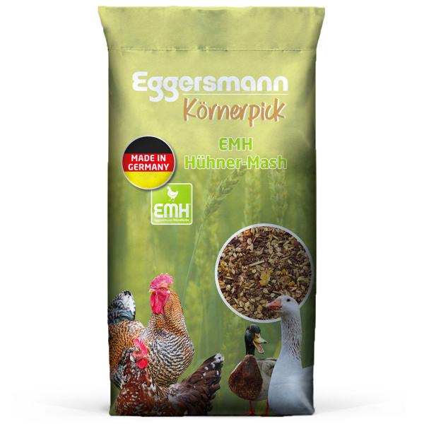 Eggersmann Körnerpick - EMH Hühner-Mash 15 kg Ergänzungsfuttermittel für Geflügel